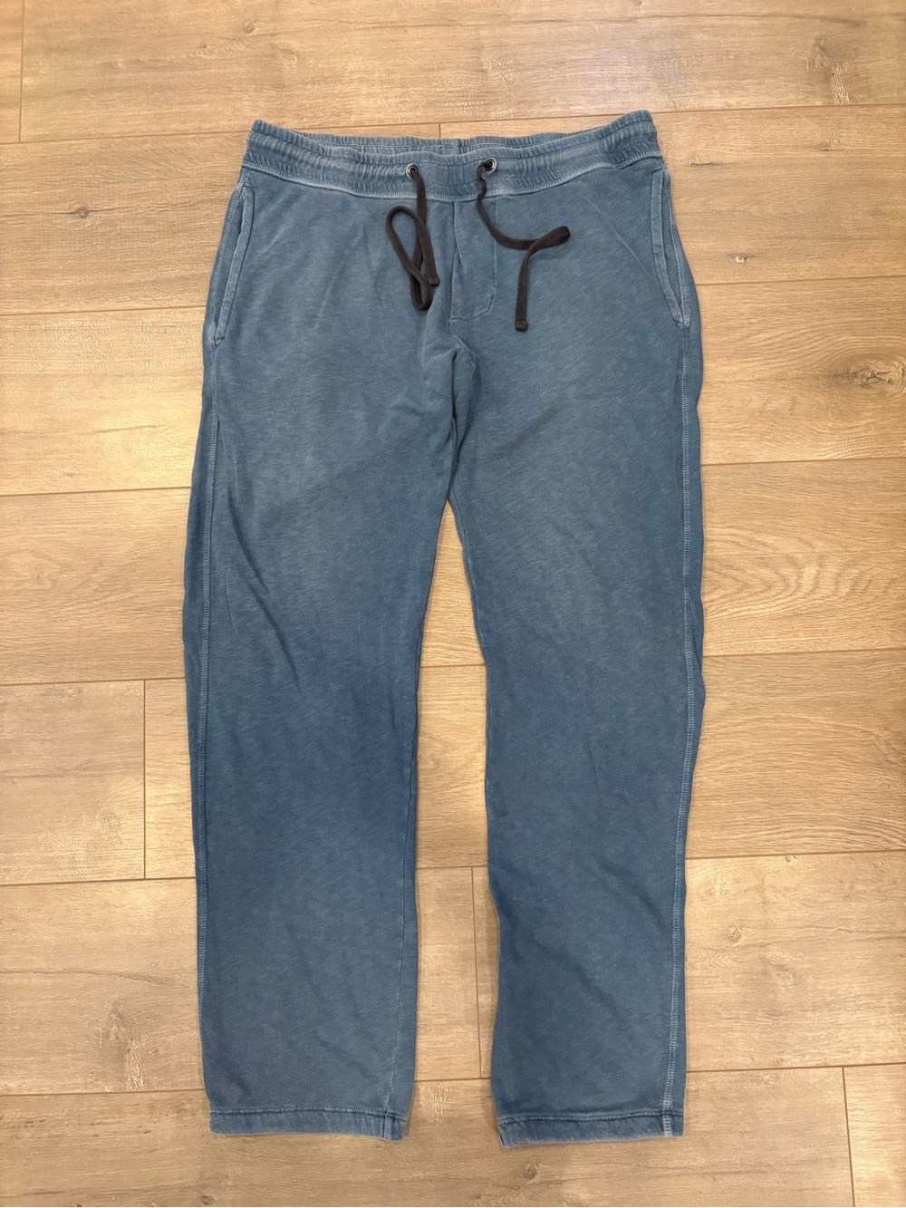 James Perse Vintage Fleece Sweatpants Size 2 Mens Supima Cotton Blue